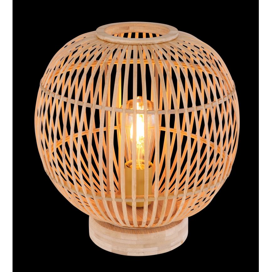Globo - Lampada da tavolo 1xE27/60W230V bambù