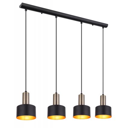 Globo - Lampadario a sospensione con filo 4xE27/40W/230V