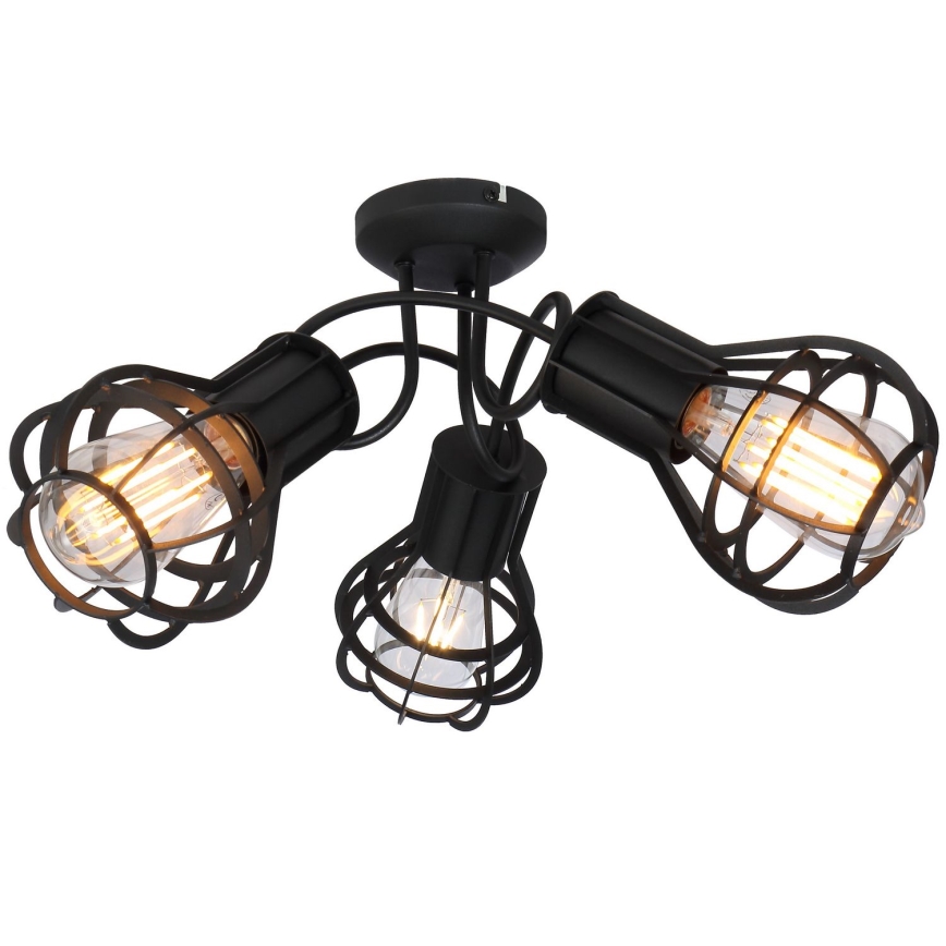 Globo - Lampada a soffitto con 3 punti luce E27/40W/230V