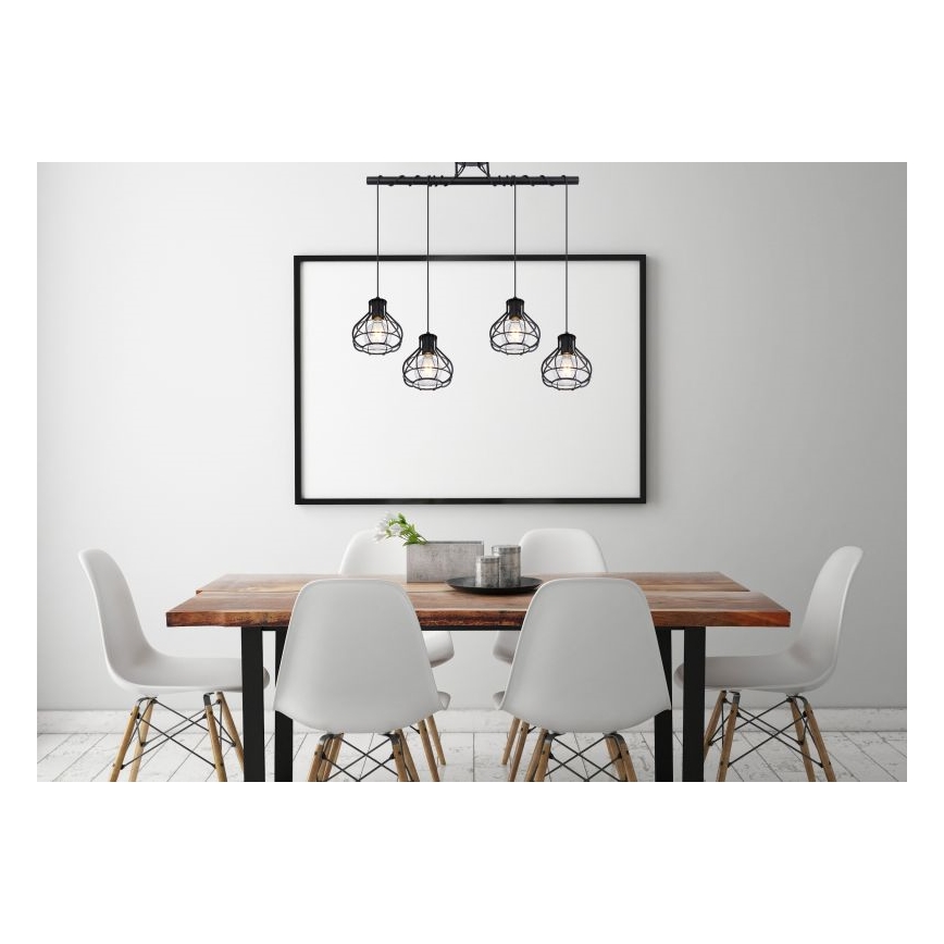 Globo - Lampadario su filo 4xE27/60W/230V