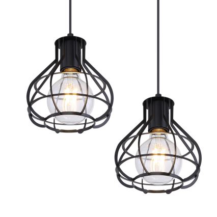 Globo - Lampadario su filo 4xE27/60W/230V