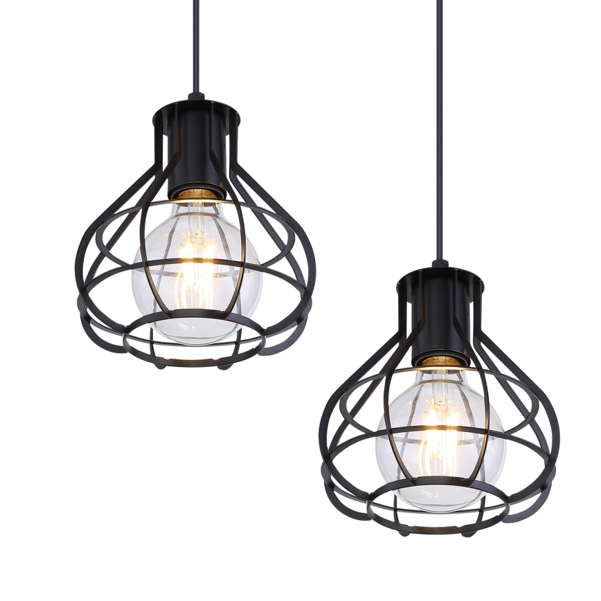 Globo - Lampadario su filo 4xE27/60W/230V