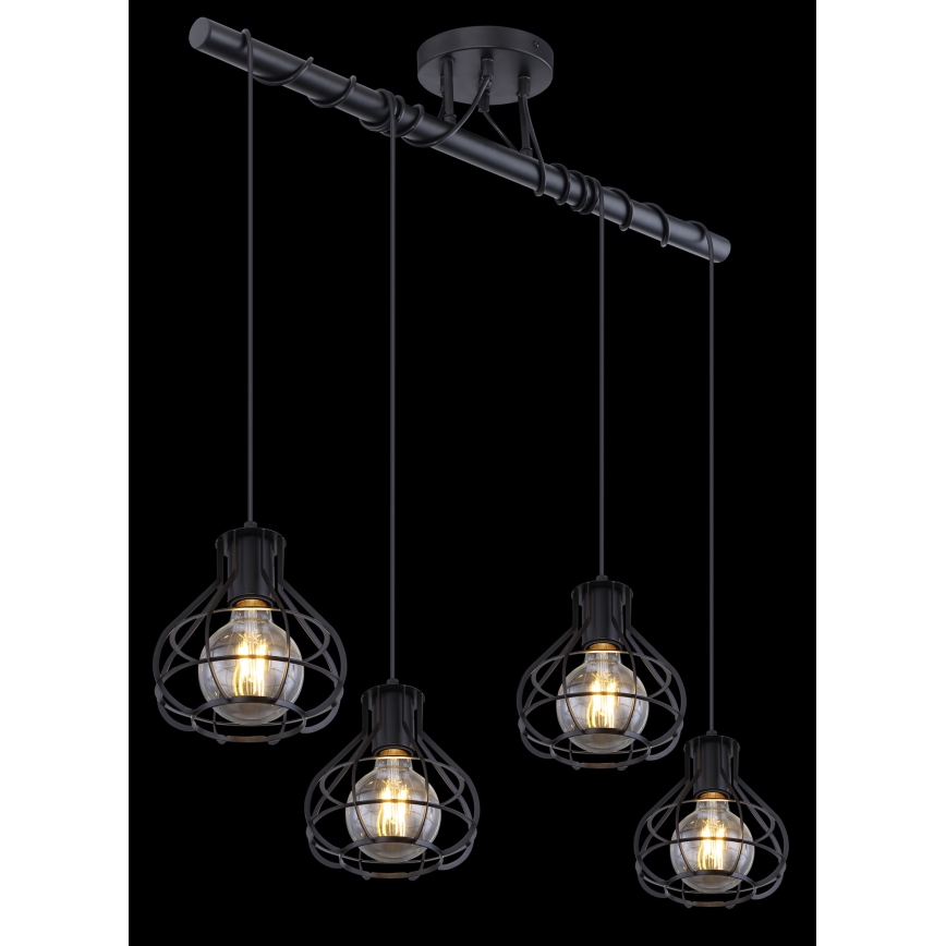 Globo - Lampadario su filo 4xE27/60W/230V