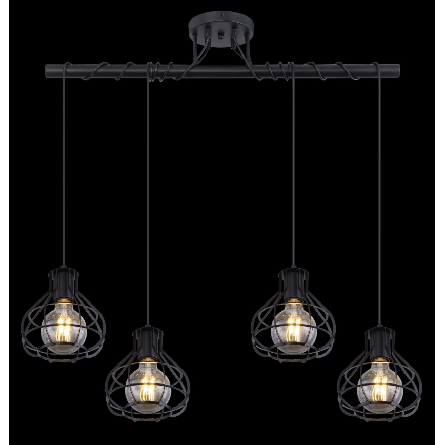 Globo - Lampadario su filo 4xE27/60W/230V