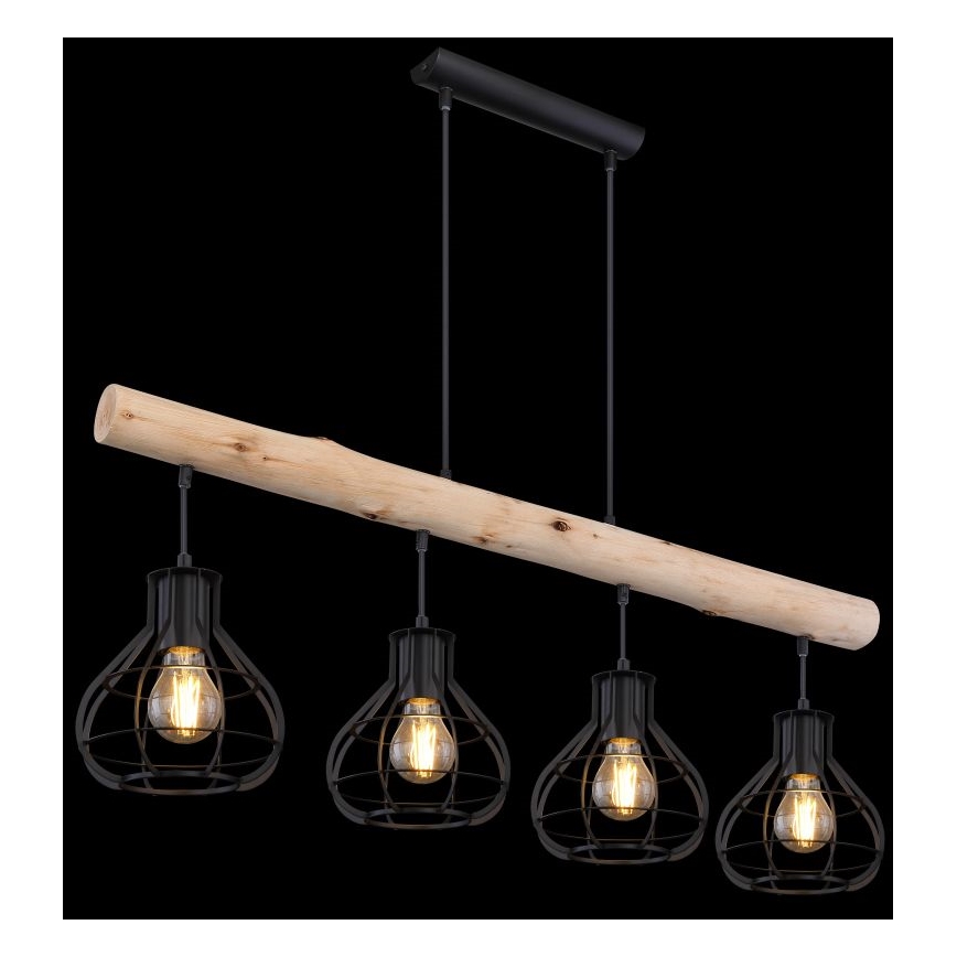 Globo - Lampadario a sospensione con filo 4xE27/60W/230V