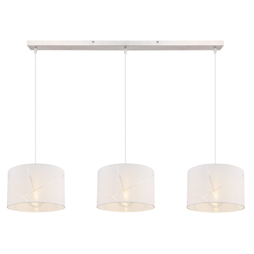 Globo - Lampadario a sospensione con filo 3xE27/40W/230V