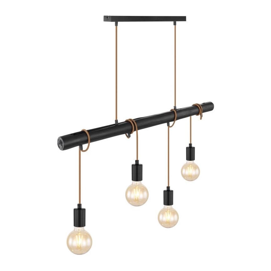 Globo 15459-4H - Lampadario a sospensione con filo LEO 4xE27/60W/230V