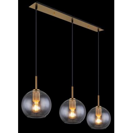 Globo - Lampadario a sospensione con filo 3xE27/60W/230V