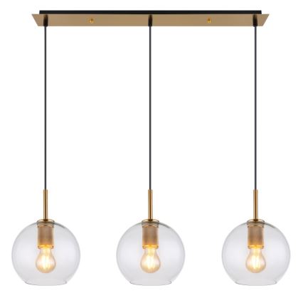 Globo - Lampadario a sospensione con filo 3xE27/60W/230V