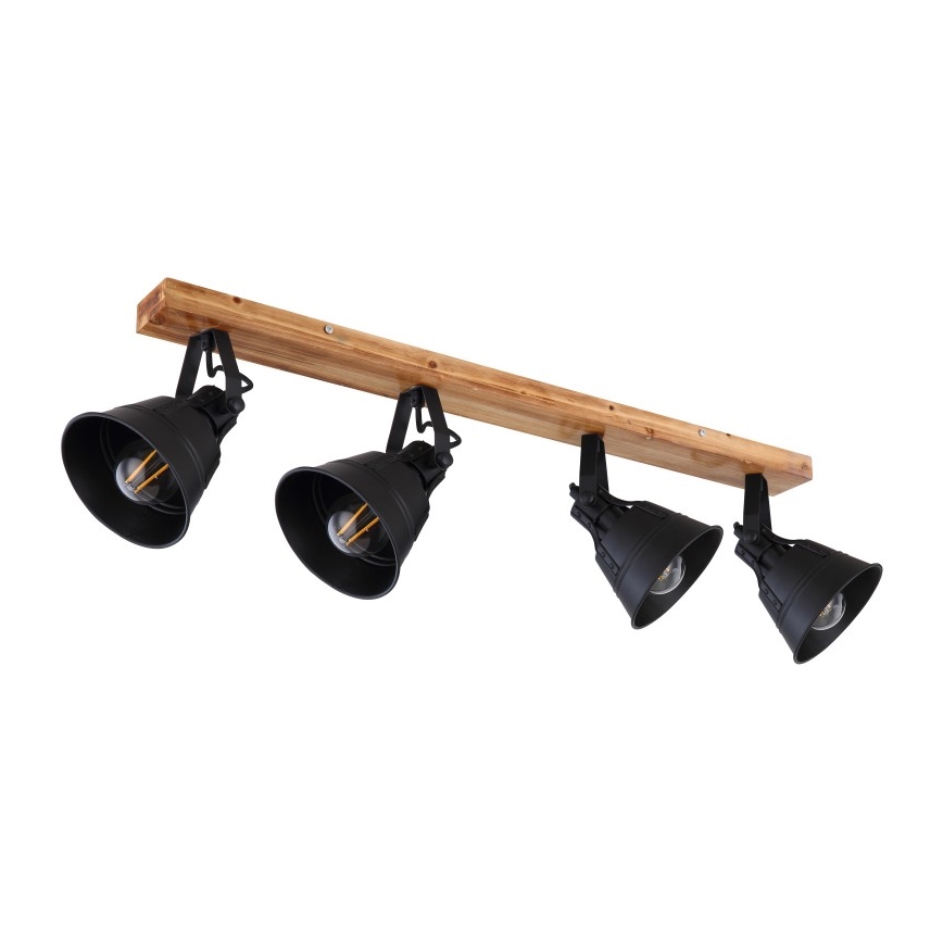 Globo - Spot 4xE27/60W/230V sapin