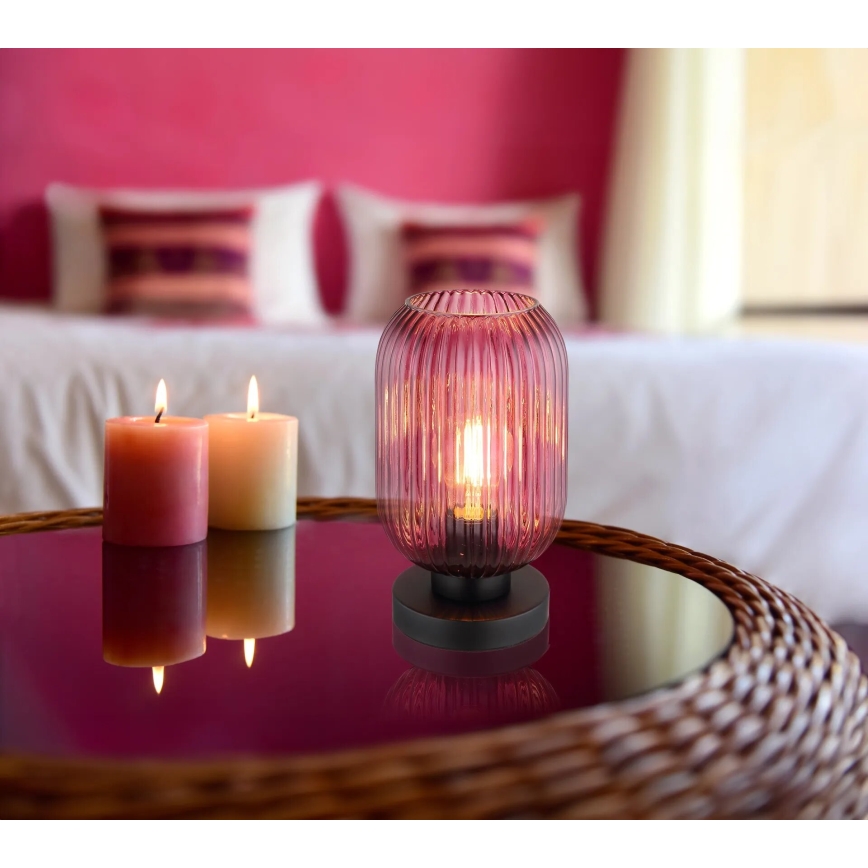 Globo - Lampada da tavolo 1xE27/40W/230V viola