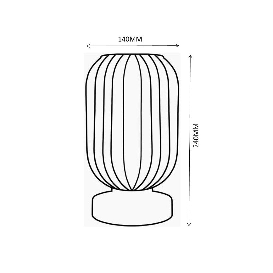 Globo - Lampada da tavolo 1xE27/40W/230V viola