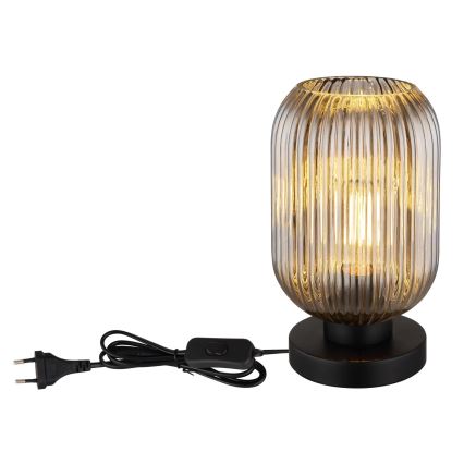 Globo - Lampada da tavolo 1xE27/40W/230V grigio