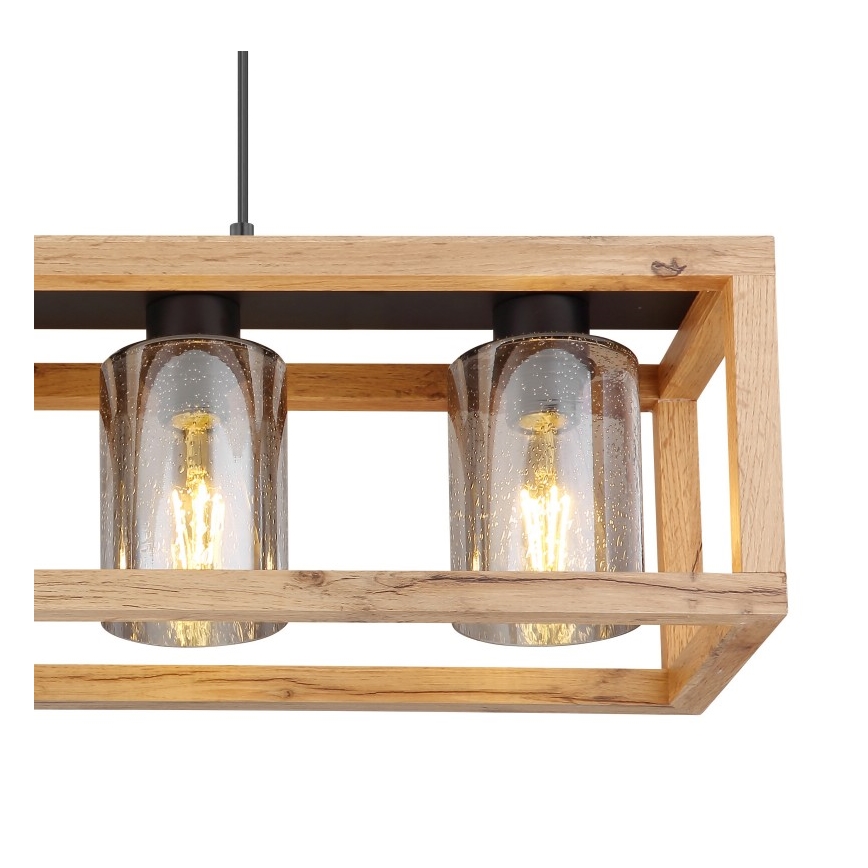 Globo - Lampadario a sospensione con filo 4xE27/40W/230V