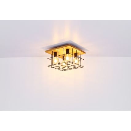 Globo - Deckenleuchte 4xE27/60W/230V
