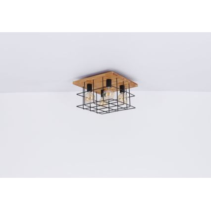 Globo - Deckenleuchte 4xE27/60W/230V