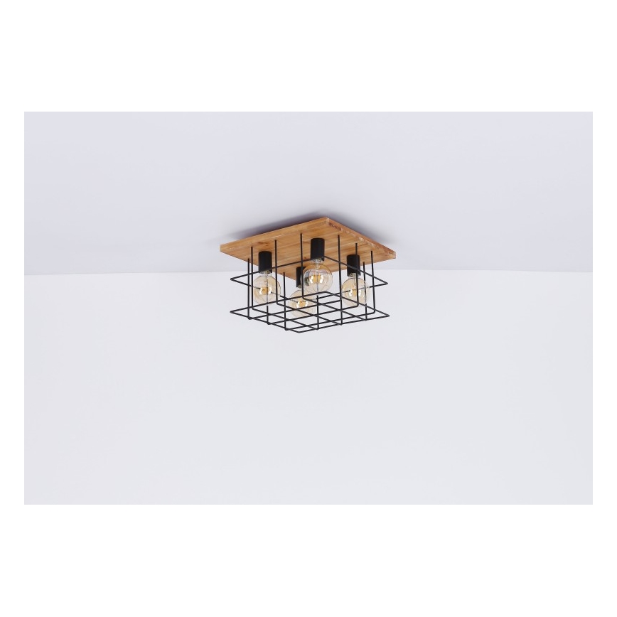 Globo - Deckenleuchte 4xE27/60W/230V