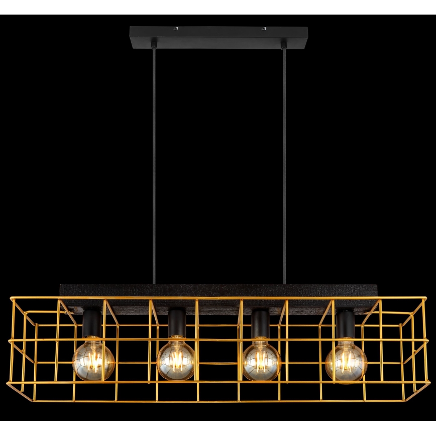 Globo - Lampadario a sospensione con filo 4xE27/60W/230V