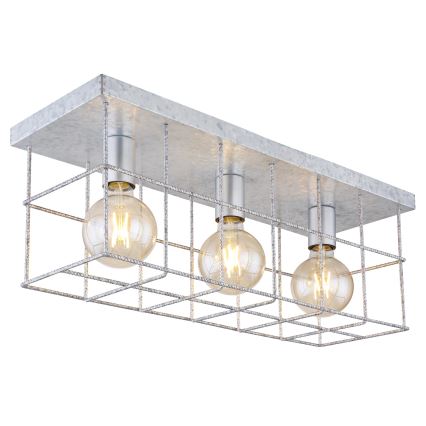 Globo 15530Z-3D - Deckenleuchte MERRIL 3xE27/60W/230V