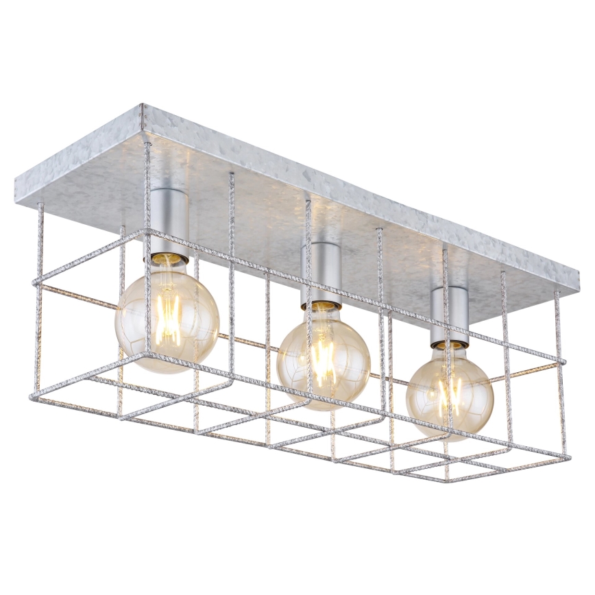 Globo 15530Z-3D - Deckenleuchte MERRIL 3xE27/60W/230V