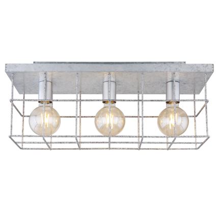 Globo 15530Z-3D - Deckenleuchte MERRIL 3xE27/60W/230V