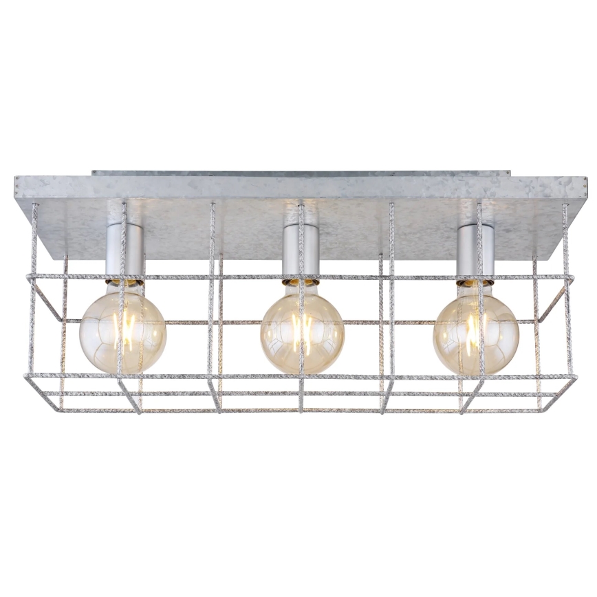 Globo 15530Z-3D - Deckenleuchte MERRIL 3xE27/60W/230V