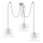 Globo 15530Z-3H1 - Lampadario a sospensione con filo MERRIL 3xE27/60W/230V