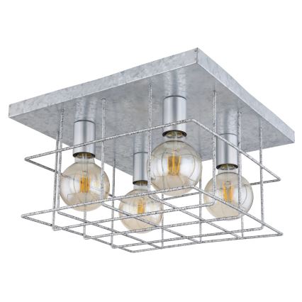 Globo 15530Z-4D - Deckenleuchte MERRIL 4xE27/60W/230V