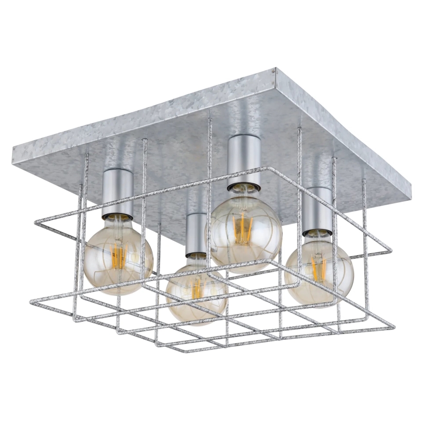 Globo 15530Z-4D - Deckenleuchte MERRIL 4xE27/60W/230V