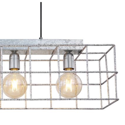 Globo 15530Z-4H - Lampadario a sospensione con filo MERRIL 4xE27/60W/230V