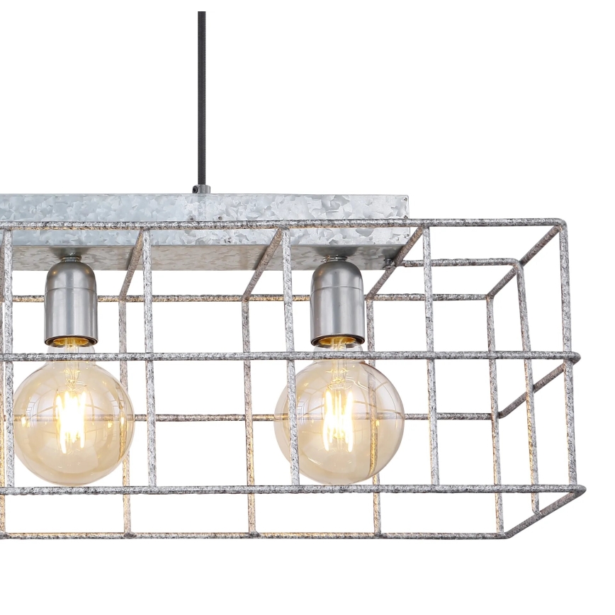Globo 15530Z-4H - Lampadario a sospensione con filo MERRIL 4xE27/60W/230V
