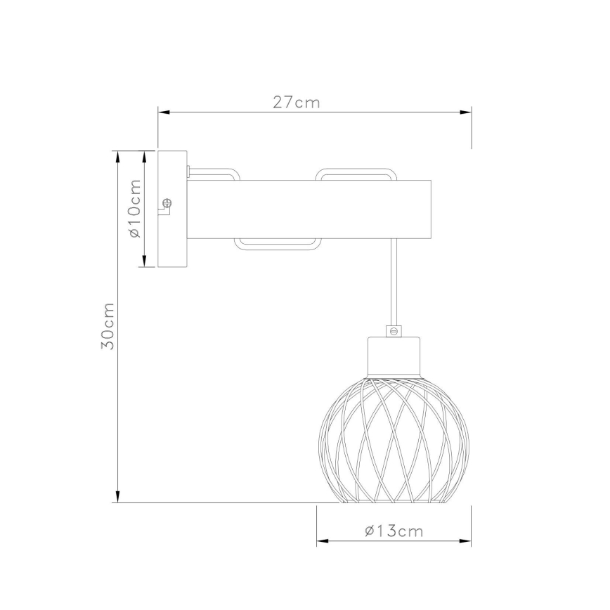Globo - Applique 1xE27/15W/230V