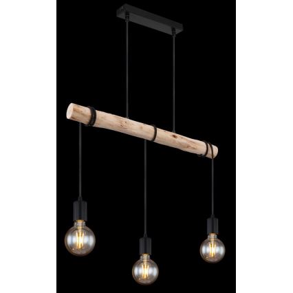 Globo - Deckenleuchte an Kabel 3xE27/60W/230V