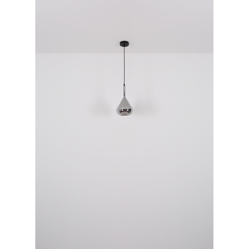 Globo - Hängeleuchte 1xE27/60W/230V d 20 cm schwarz