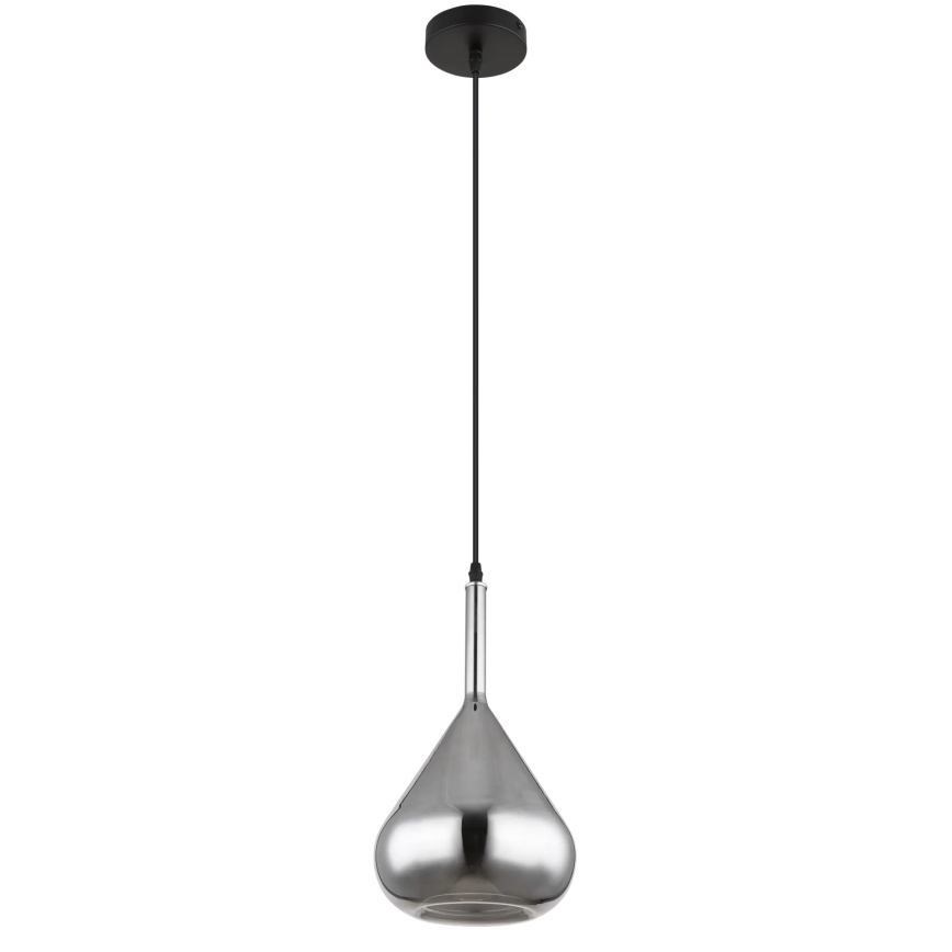 Globo - Suspension filaire 1xE27/60W/230V d. 20 cm noir