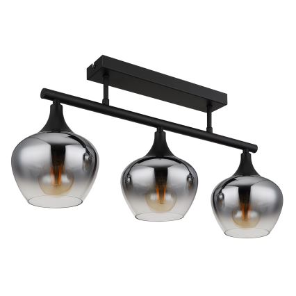 Globo - Anbauleuchte 3xE27/40W/230V schwarz