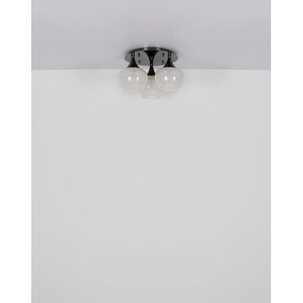 Globo - Lampadario a plafone 3xE27/40W/230V antracite