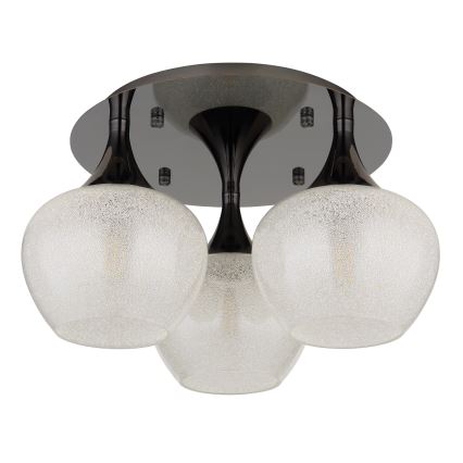 Globo - Lampadario a plafone 3xE27/40W/230V antracite