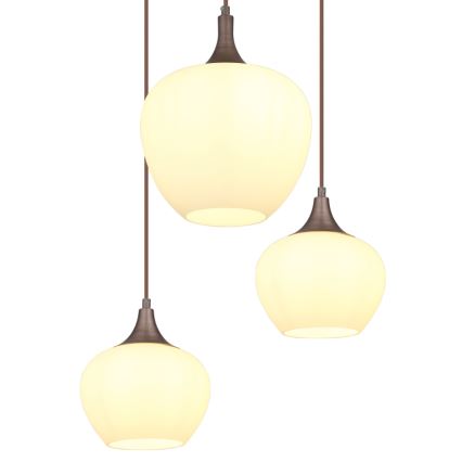 Globo - Hängeleuchte 6xE27/40W/230V weiß