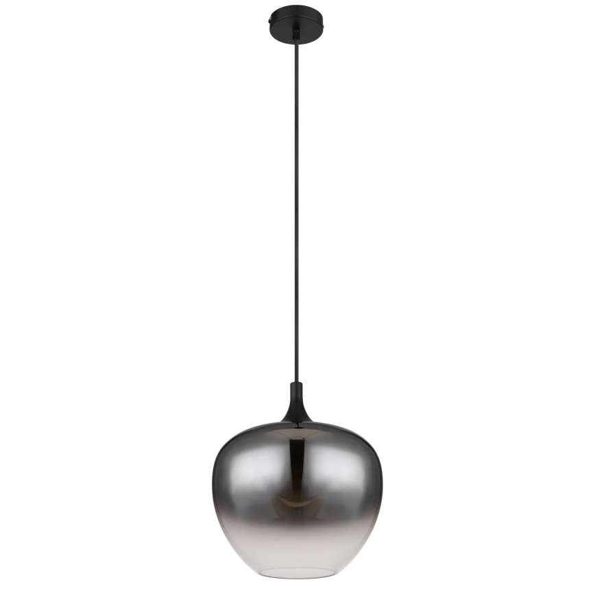 Globo - Lampadario a sospensione con filo 1xE27/60W/230V diametro 29 cm nero