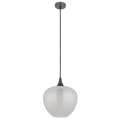 Globo - Lampadario a sospensione con filo 1xE27/40W/230V diametro 29 cm bianco/antracite