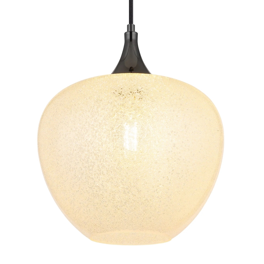 Globo - Lampadario a sospensione con filo 1xE27/40W/230V diametro 29 cm bianco/antracite