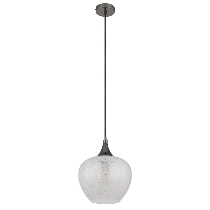 Globo - Lampadario a sospensione con filo 1xE27/40W/230V diametro 24 cm bianco/antracite