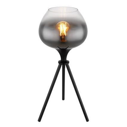 Globo - Lampe de table 1xE27/40W/230V noire