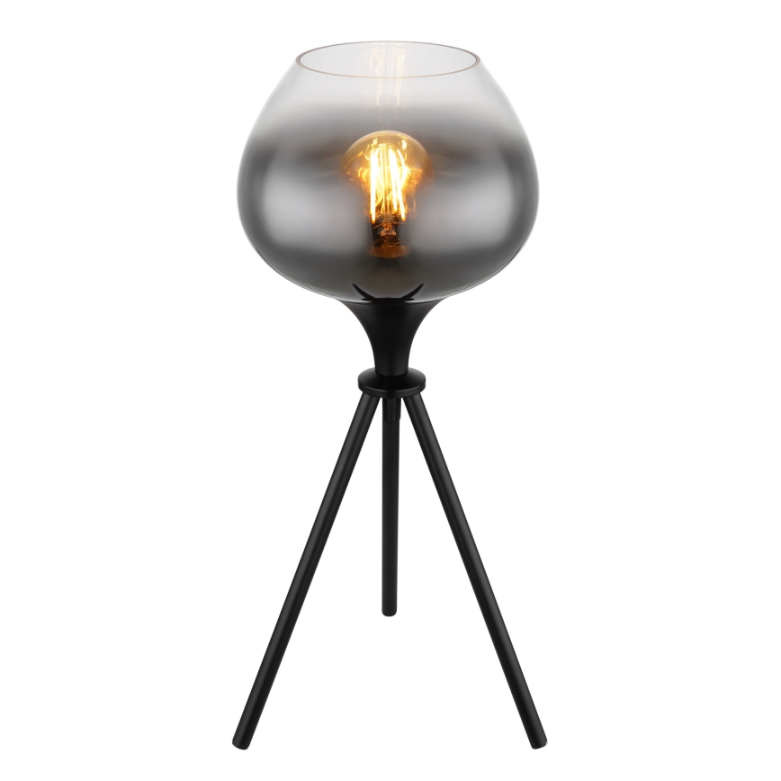 Globo - Lampe de table 1xE27/40W/230V noire