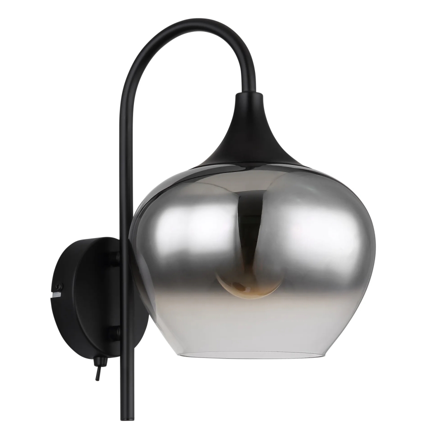 Globo - Wandleuchte 1xE27/40W/230V schwarz