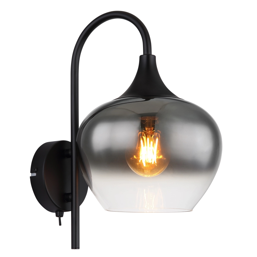 Globo - Wandleuchte 1xE27/40W/230V schwarz