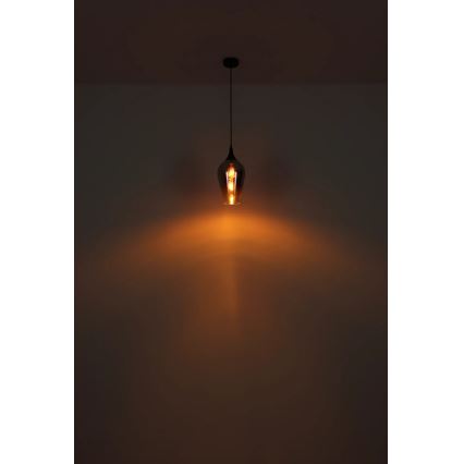 Globo - Hängeleuchte 1xE27/60W/230V d 18 cm kupfern
