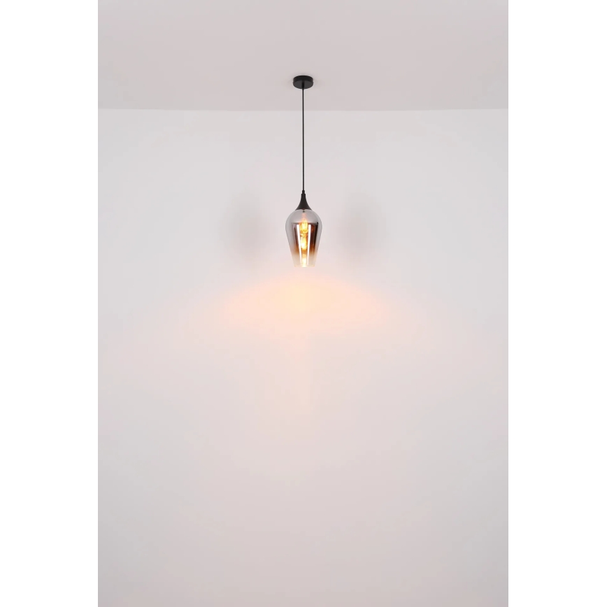 Globo - Hängeleuchte 1xE27/60W/230V d 18 cm kupfern