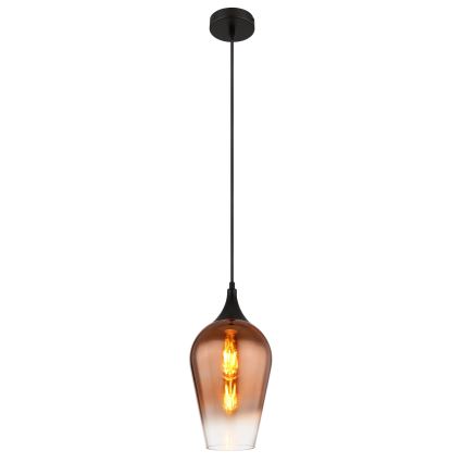 Globo - Hängeleuchte 1xE27/60W/230V d 18 cm kupfern